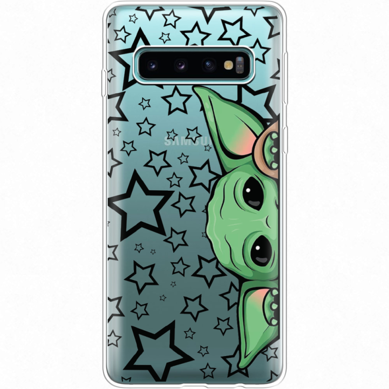 Прозрачный чехол Uprint Samsung G973 Galaxy S10 Baby Yoda