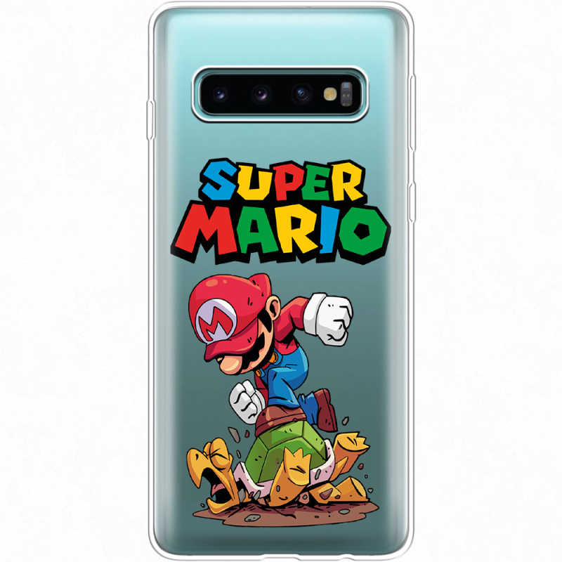 Прозрачный чехол Uprint Samsung G973 Galaxy S10 Super Mario