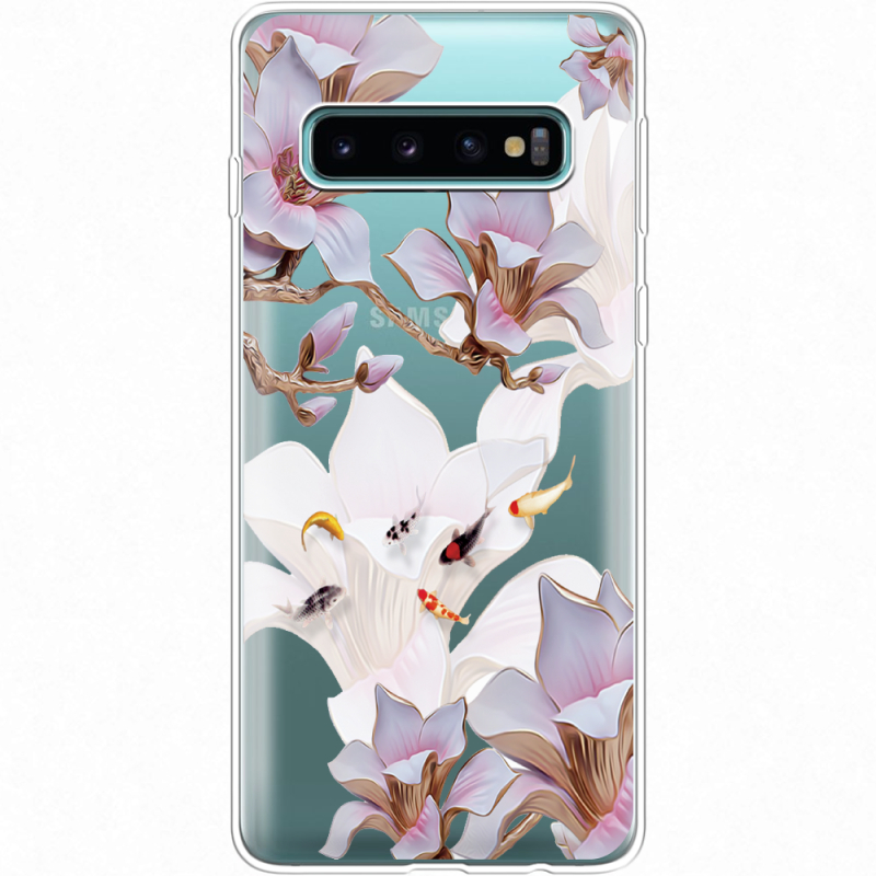 Прозрачный чехол Uprint Samsung G973 Galaxy S10 Chinese Magnolia