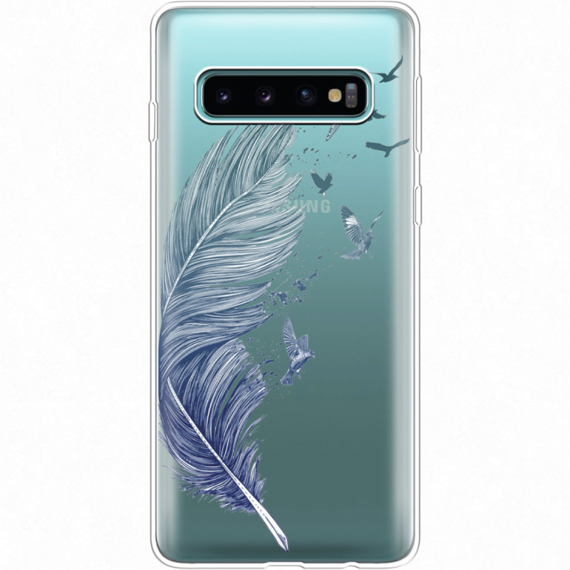 Прозрачный чехол Uprint Samsung G973 Galaxy S10 Feather