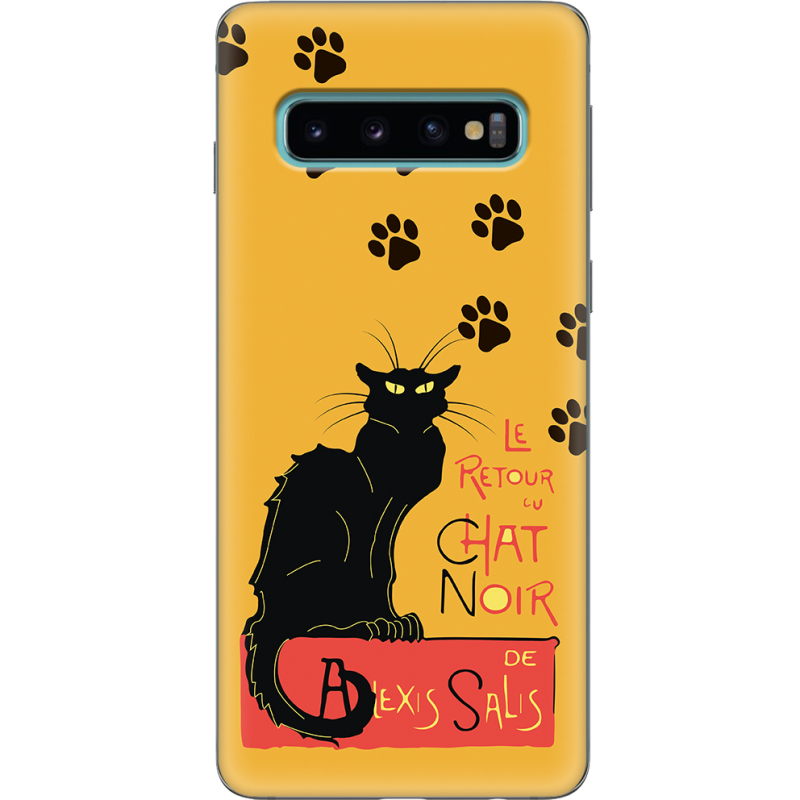 Чехол Uprint Samsung G973 Galaxy S10 Noir Cat