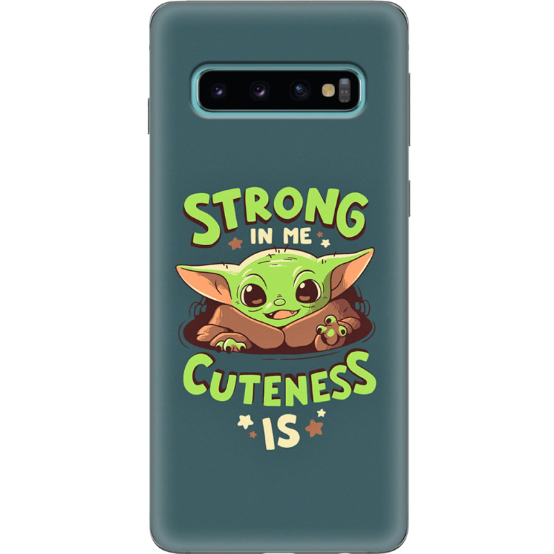 Чехол Uprint Samsung G973 Galaxy S10 Strong in me Cuteness is