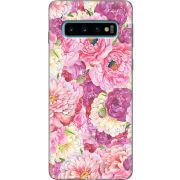 Чехол Uprint Samsung G973 Galaxy S10 Pink Peonies