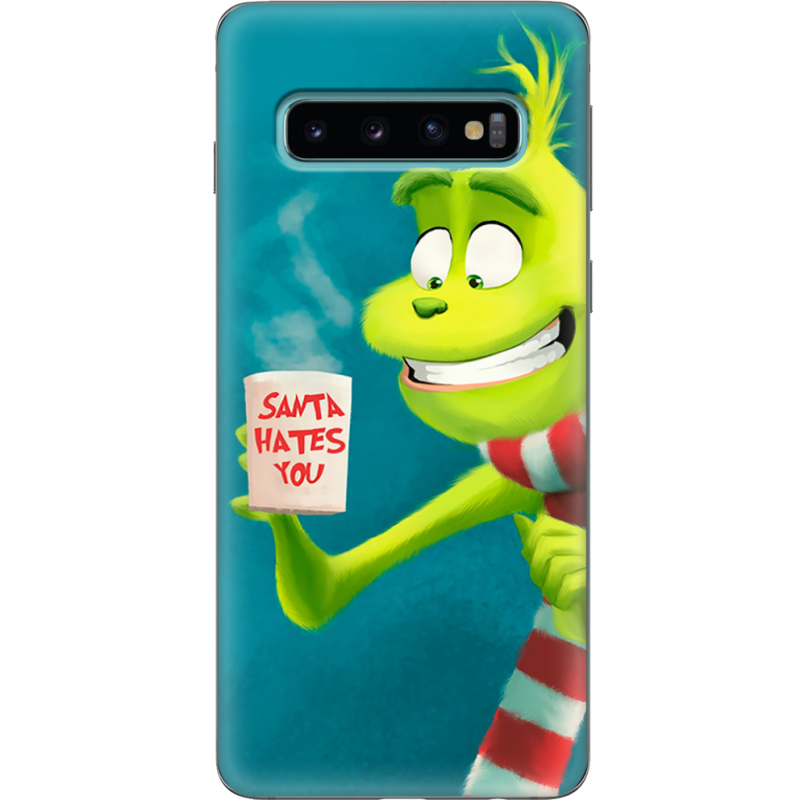 Чехол Uprint Samsung G973 Galaxy S10 Santa Hates You