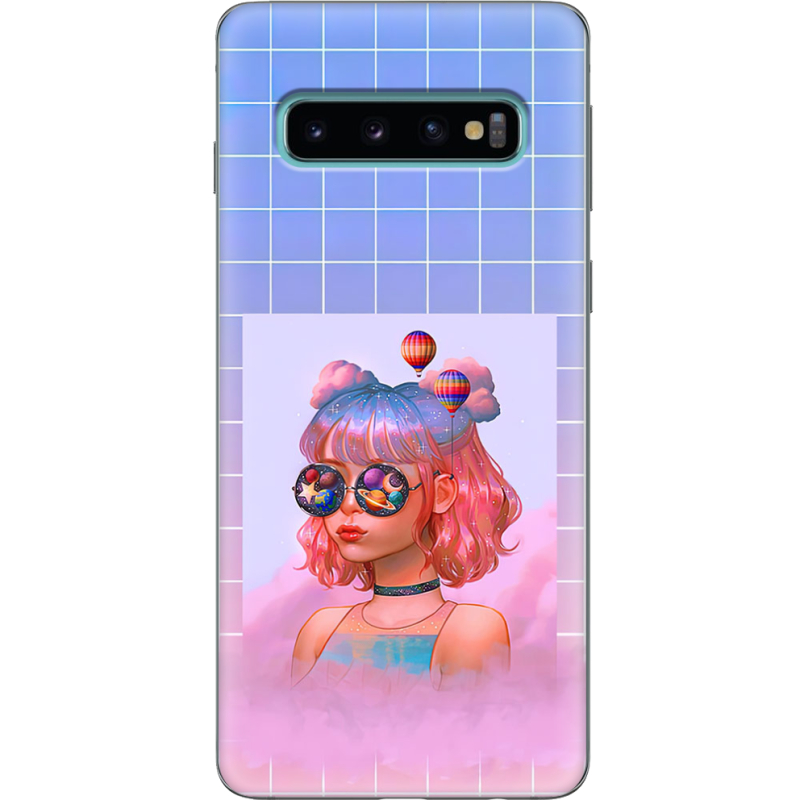 Чехол Uprint Samsung G973 Galaxy S10 Girl in the Clouds