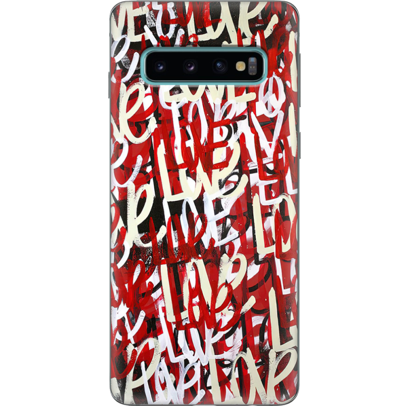 Чехол Uprint Samsung G973 Galaxy S10 Love Graffiti
