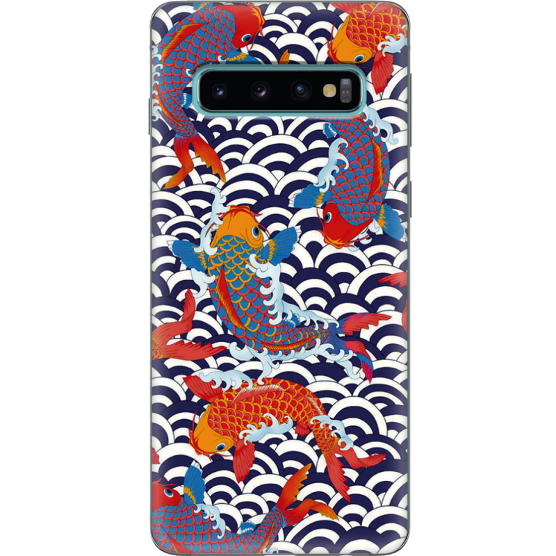 Чехол Uprint Samsung G973 Galaxy S10 Koi Fish