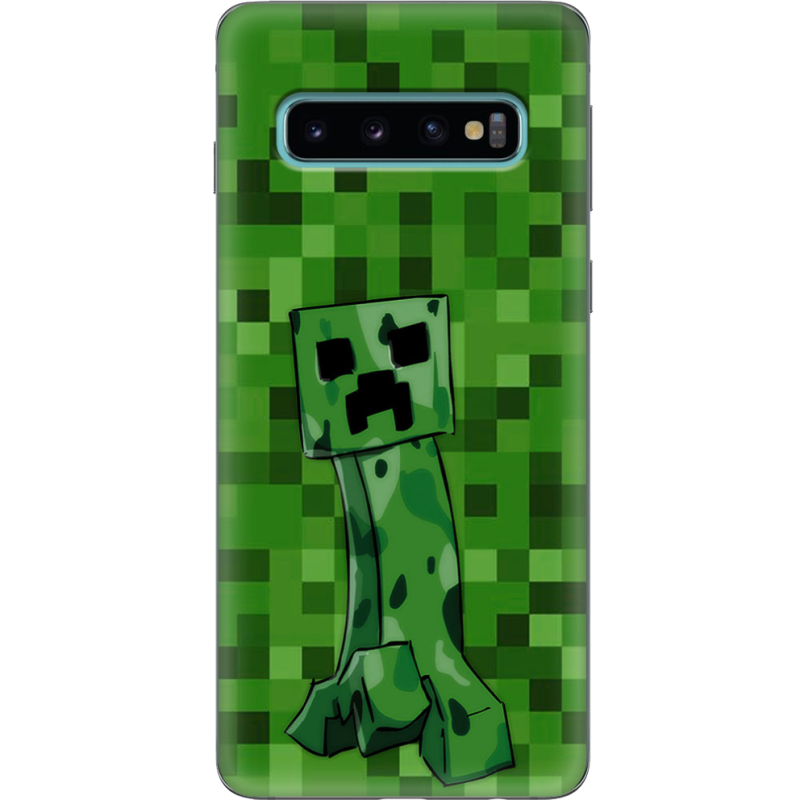 Чехол Uprint Samsung G973 Galaxy S10 Minecraft Creeper