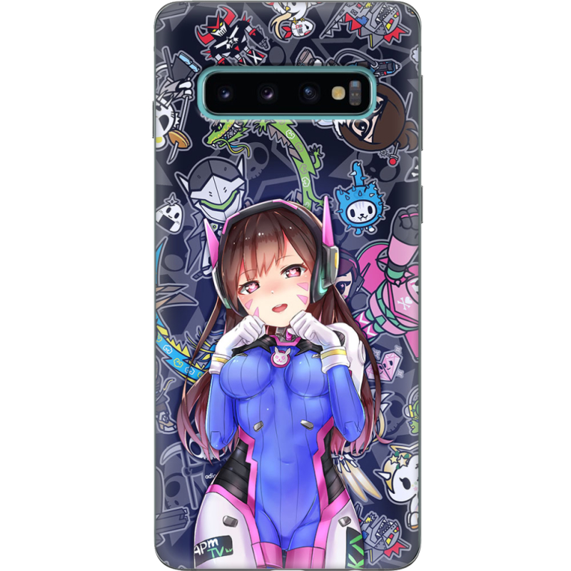 Чехол Uprint Samsung G973 Galaxy S10 Overwatch D.VA