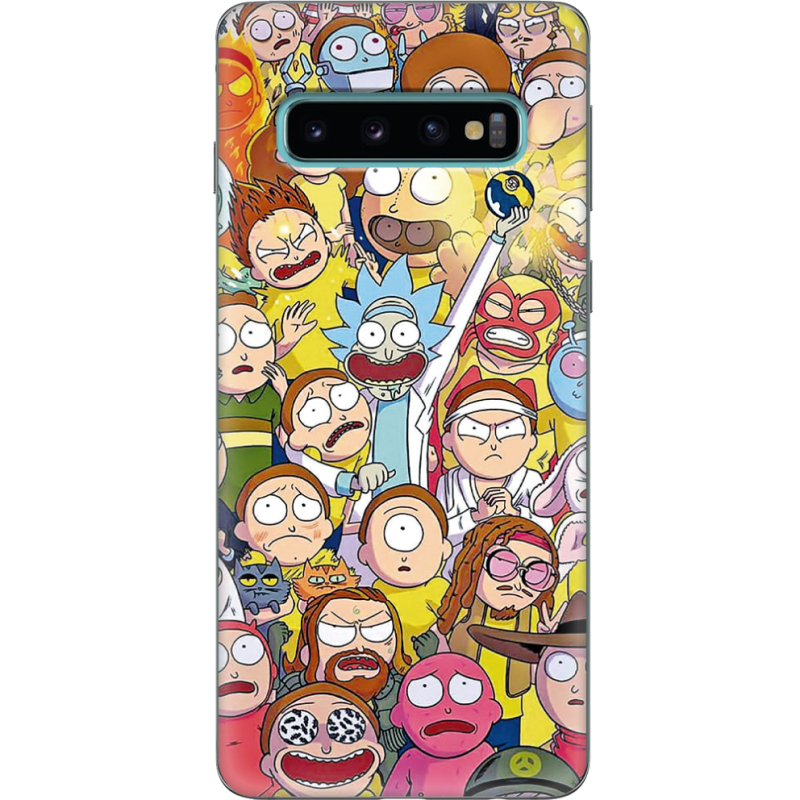 Чехол Uprint Samsung G973 Galaxy S10 Rick and Morty