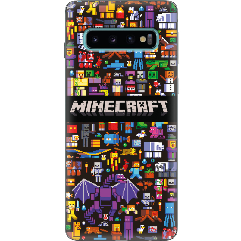 Чехол Uprint Samsung G973 Galaxy S10 Minecraft Mobbery