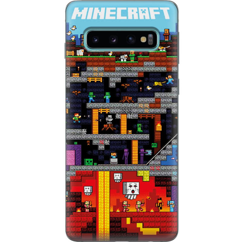 Чехол Uprint Samsung G973 Galaxy S10 Minecraft Lode Runner