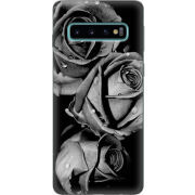 Чехол Uprint Samsung G973 Galaxy S10 Black and White Roses