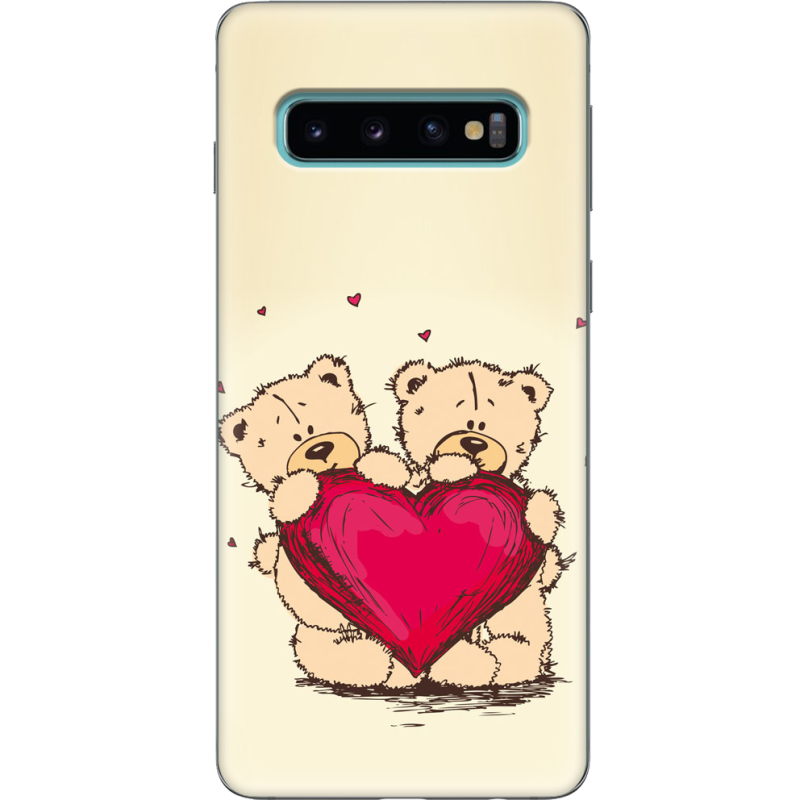 Чехол Uprint Samsung G973 Galaxy S10 Teddy Bear Love