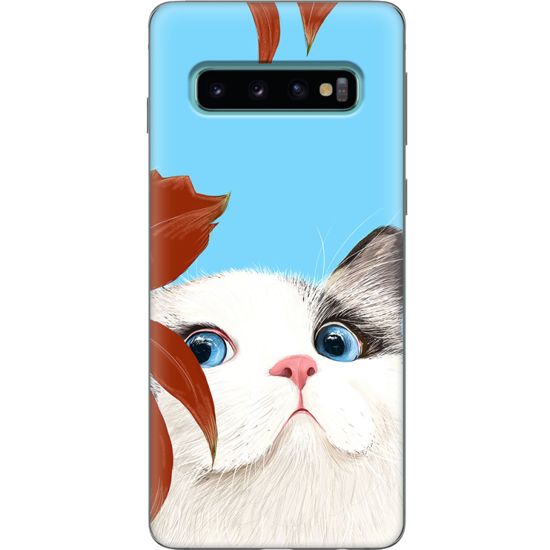 Чехол Uprint Samsung G973 Galaxy S10 Wondering Cat