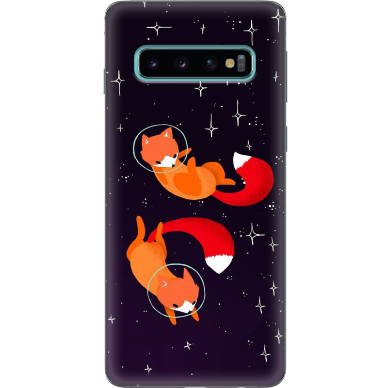 Чехол Uprint Samsung G973 Galaxy S10 Fox-Astronauts