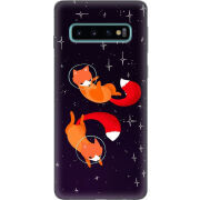 Чехол Uprint Samsung G973 Galaxy S10 Fox-Astronauts