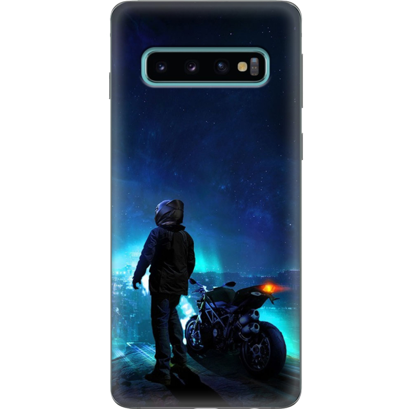 Чехол Uprint Samsung G973 Galaxy S10 Motorcyclist