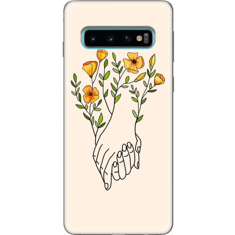 Чехол Uprint Samsung G973 Galaxy S10 Flower Hands