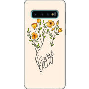 Чехол Uprint Samsung G973 Galaxy S10 Flower Hands