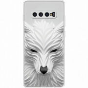 Чехол Uprint Samsung G975 Galaxy S10 Plus White Wolf