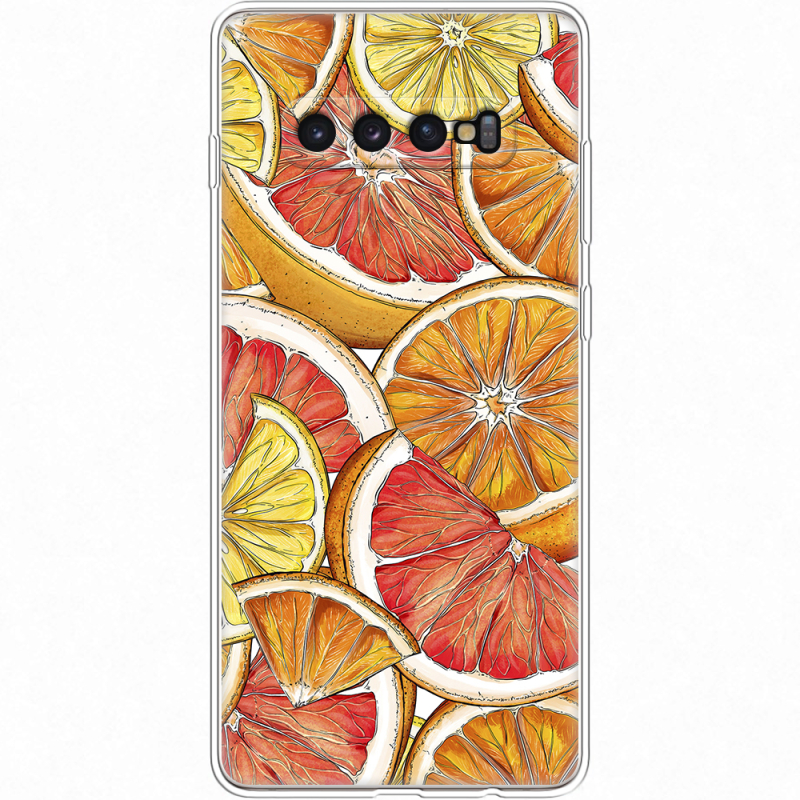 Чехол Uprint Samsung G975 Galaxy S10 Plus Citrus Pattern