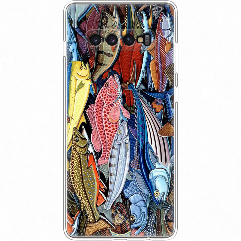 Чехол Uprint Samsung G975 Galaxy S10 Plus Sea Fish