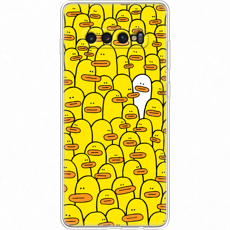 Чехол Uprint Samsung G975 Galaxy S10 Plus Yellow Ducklings