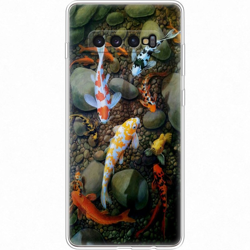 Чехол Uprint Samsung G975 Galaxy S10 Plus Underwater Koi