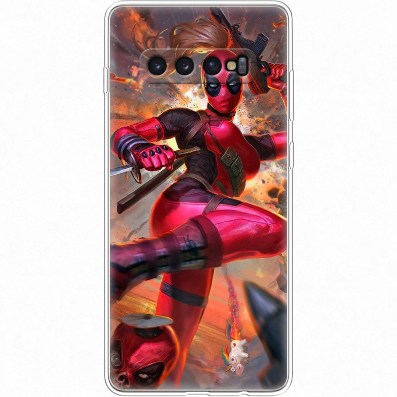 Чехол Uprint Samsung G975 Galaxy S10 Plus Woman Deadpool