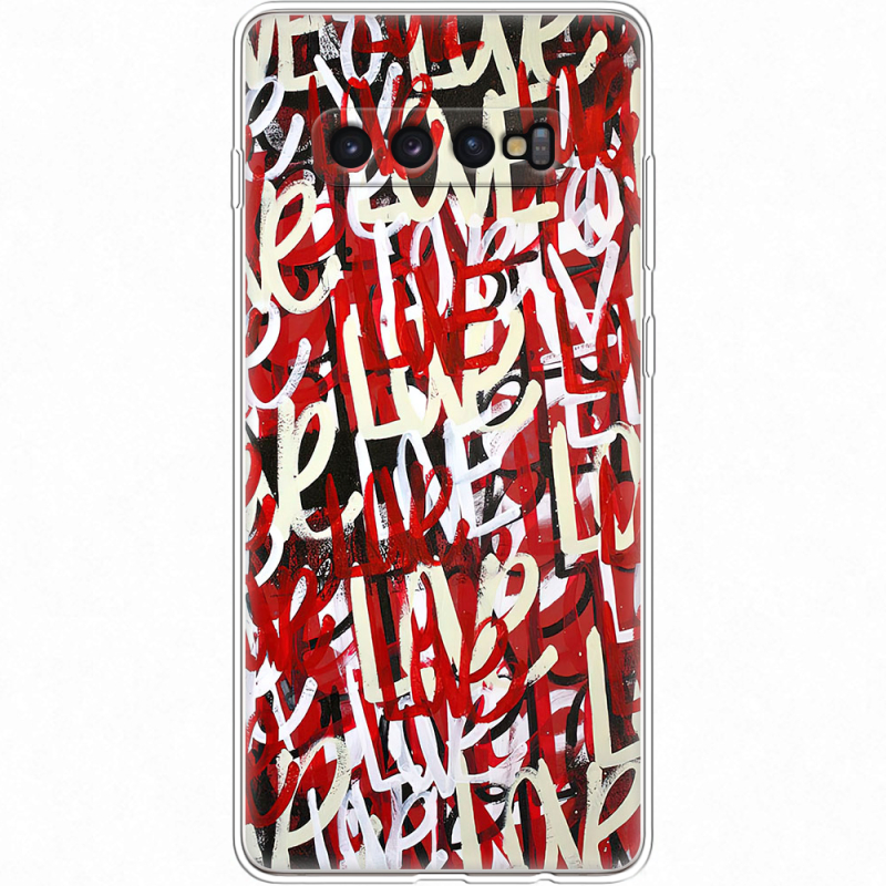 Чехол Uprint Samsung G975 Galaxy S10 Plus Love Graffiti