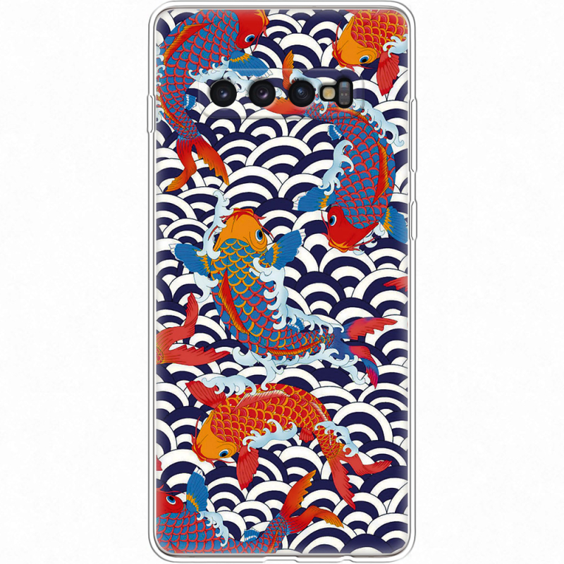 Чехол Uprint Samsung G975 Galaxy S10 Plus Koi Fish