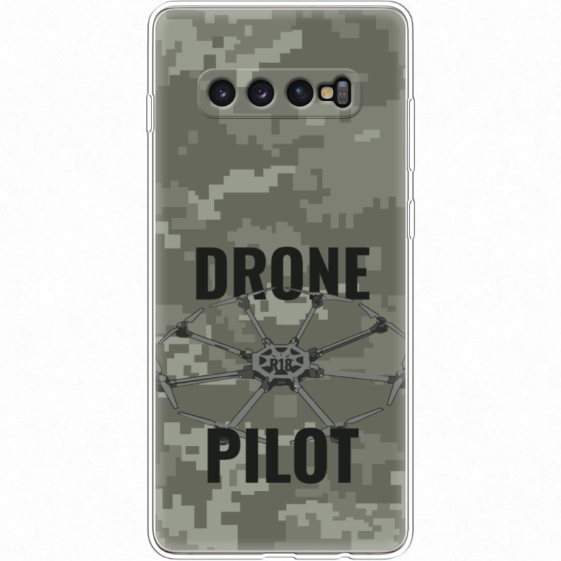 Чехол Uprint Samsung G975 Galaxy S10 Plus Drone Pilot