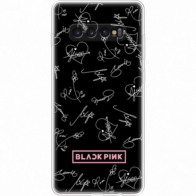 Чехол Uprint Samsung G975 Galaxy S10 Plus Blackpink автограф