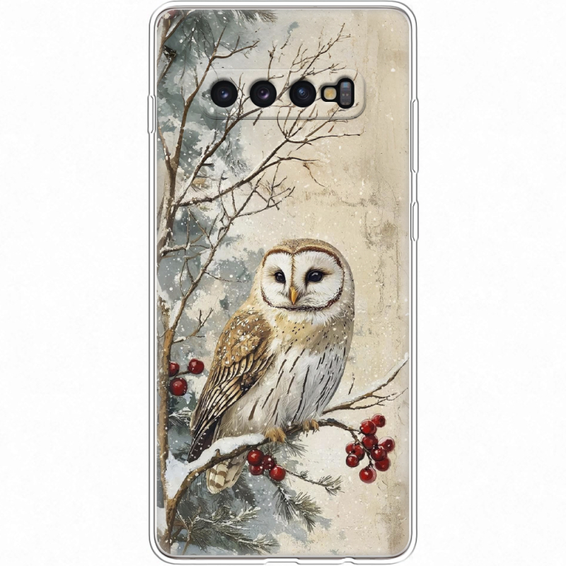 Чехол Uprint Samsung G975 Galaxy S10 Plus Christmas Owl