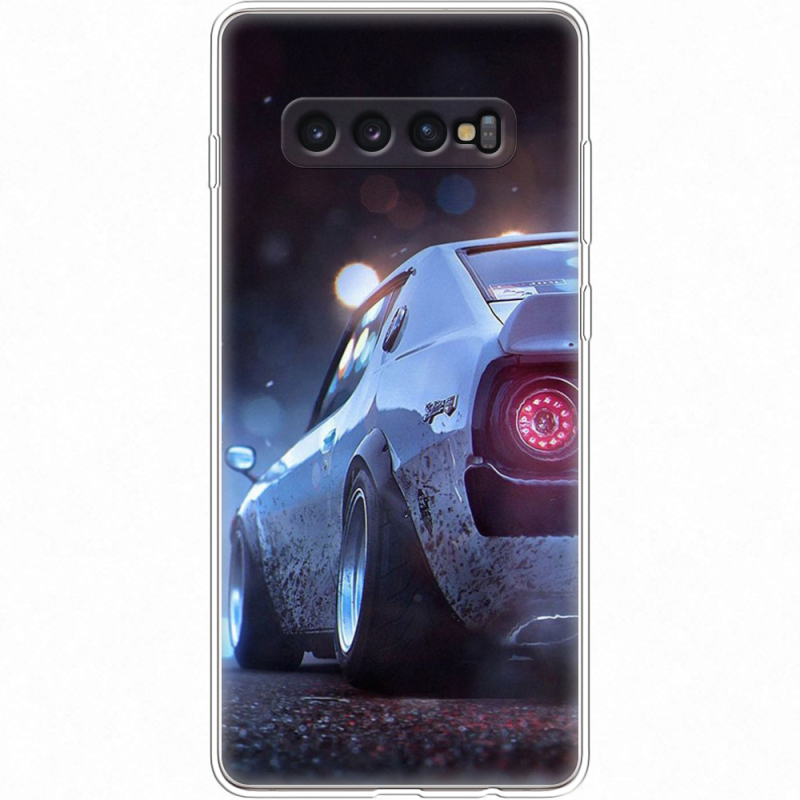 Чехол Uprint Samsung G975 Galaxy S10 Plus Silver Car