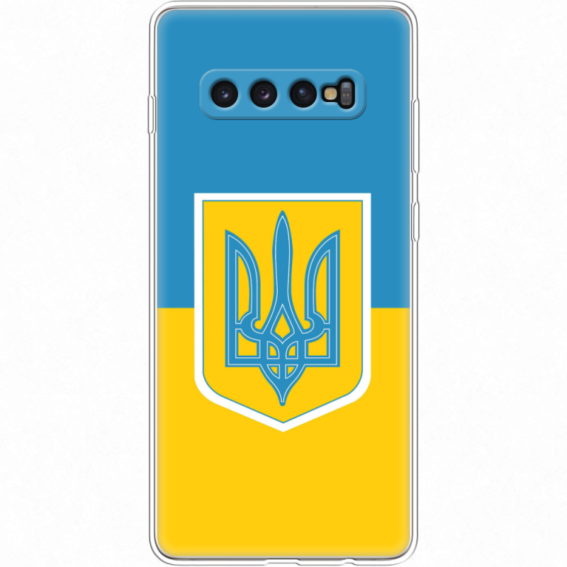 Чехол Uprint Samsung G975 Galaxy S10 Plus Герб України