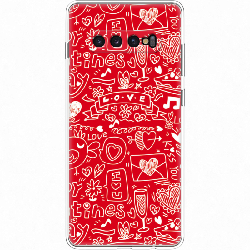 Чехол Uprint Samsung G975 Galaxy S10 Plus Happy Valentines