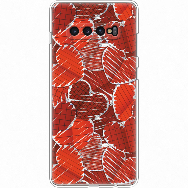 Чехол Uprint Samsung G975 Galaxy S10 Plus Heart Strings