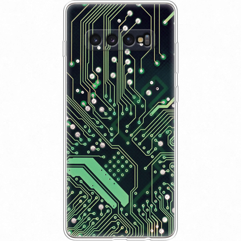 Чехол Uprint Samsung G975 Galaxy S10 Plus Microchip