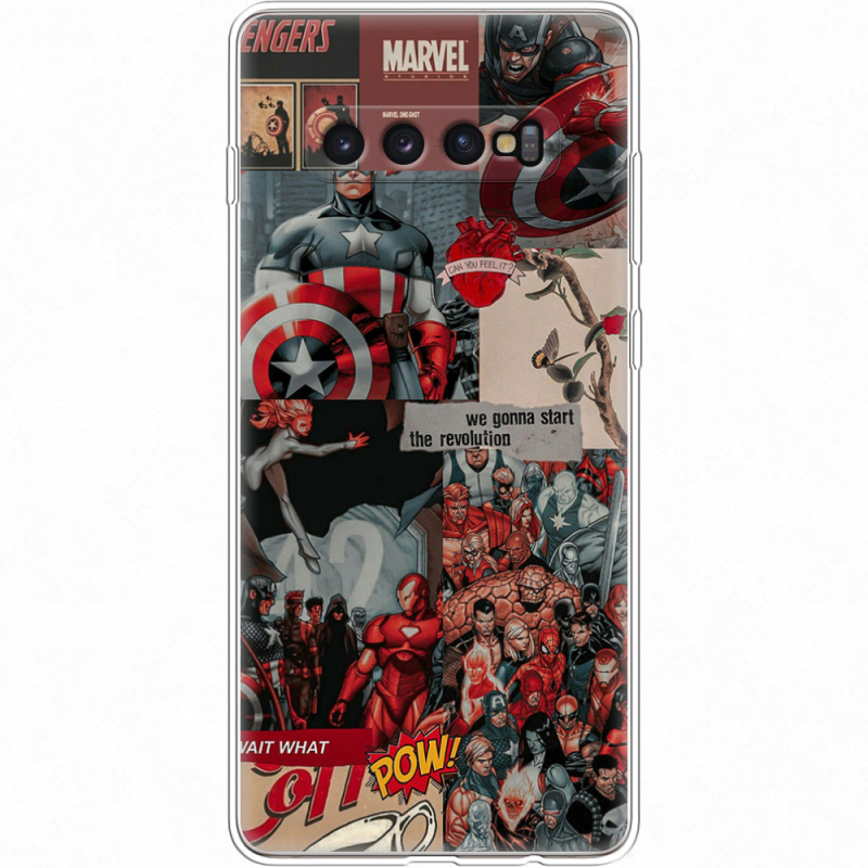 Чехол Uprint Samsung G975 Galaxy S10 Plus Marvel Avengers