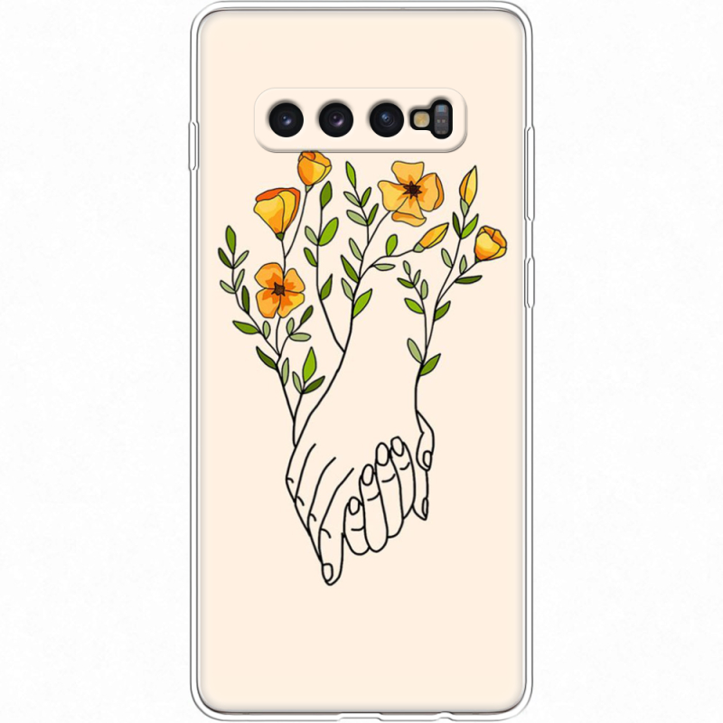 Чехол Uprint Samsung G975 Galaxy S10 Plus Flower Hands