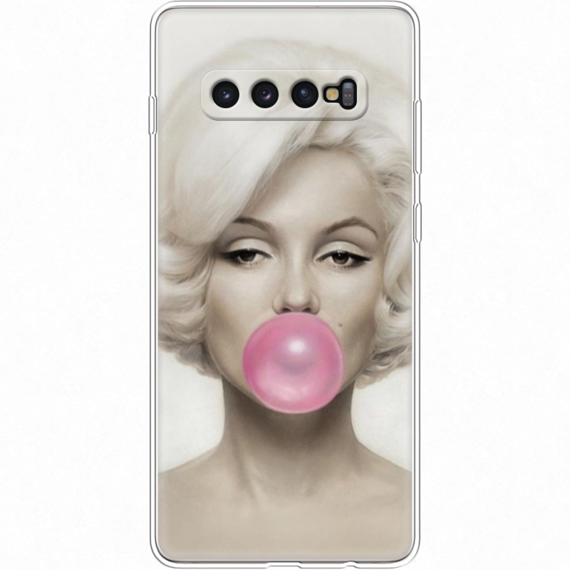 Чехол Uprint Samsung G975 Galaxy S10 Plus Marilyn Monroe Bubble Gum