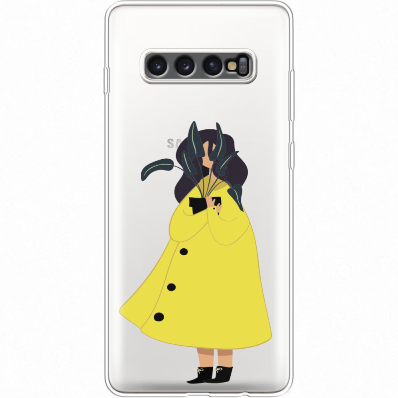 Прозрачный чехол Uprint Samsung G975 Galaxy S10 Plus Just a Girl