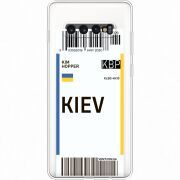 Прозрачный чехол Uprint Samsung G975 Galaxy S10 Plus Ticket Kiev