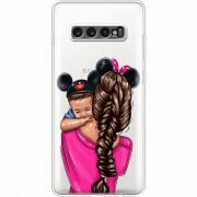 Прозрачный чехол Uprint Samsung G975 Galaxy S10 Plus Mouse Mommy