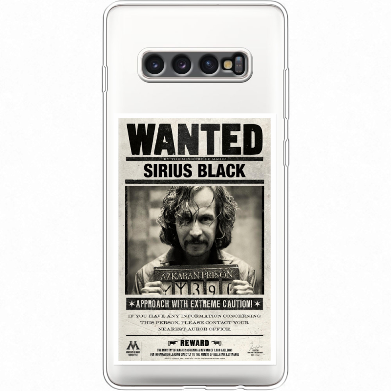 Прозрачный чехол Uprint Samsung G975 Galaxy S10 Plus Sirius Black