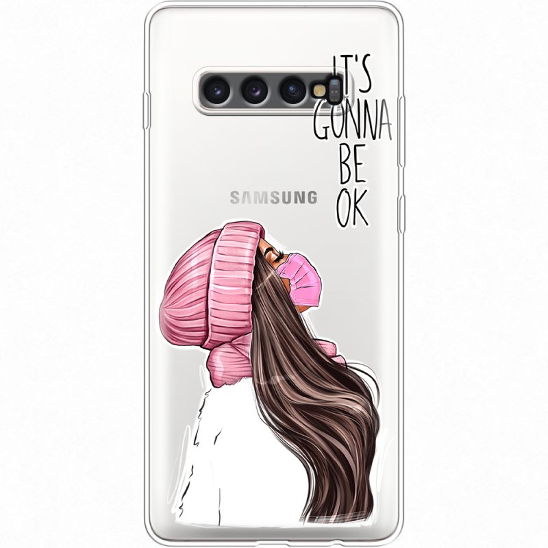 Прозрачный чехол Uprint Samsung G975 Galaxy S10 Plus It's Gonna Be OK