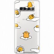 Прозрачный чехол Uprint Samsung G975 Galaxy S10 Plus Gudetama