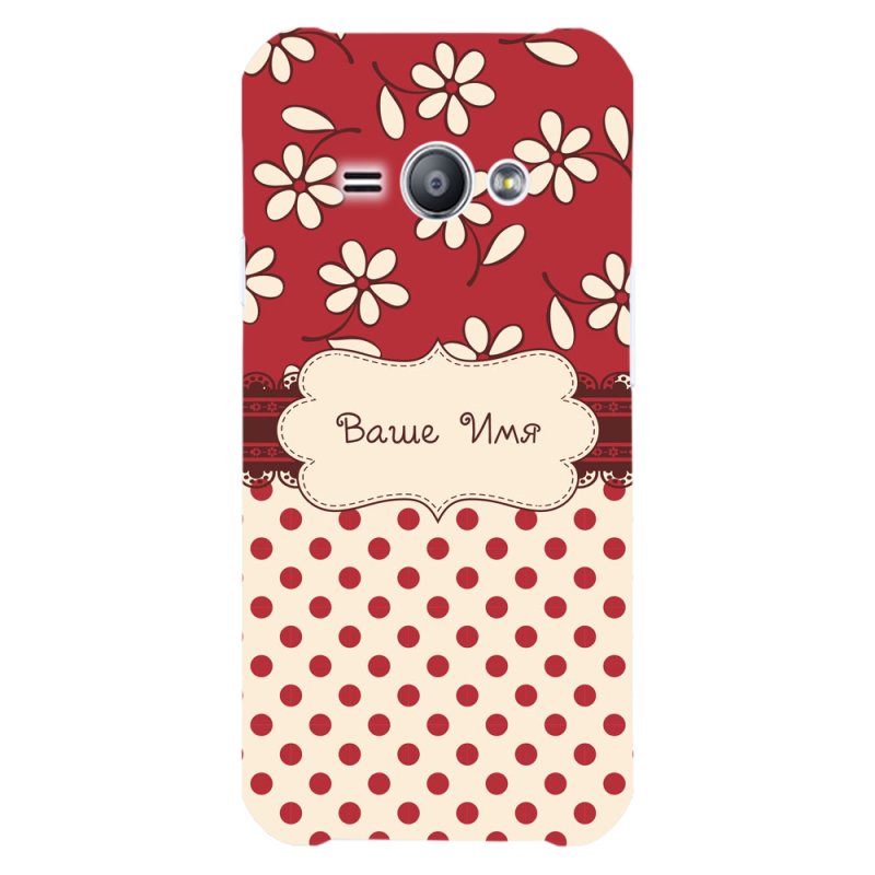 Чехол Uprint Samsung J110 Galaxy J1 Ace Именной Polka Dots